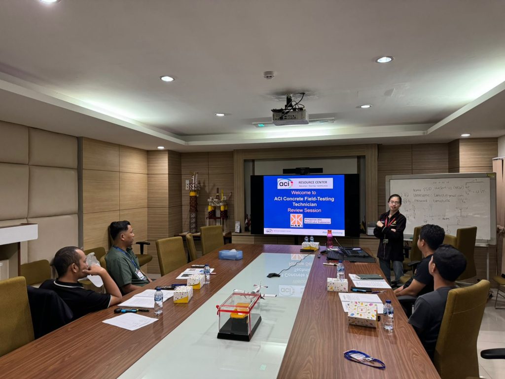 Program Sertifikasi HAKI – ACI: Teknisi Pengujian Lapangan Beton Kelas I – Batch 5